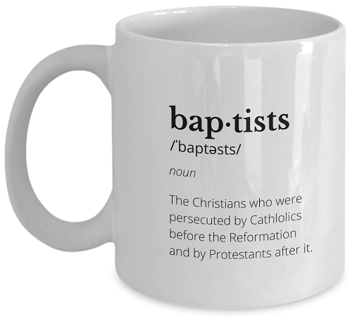 Baptist definition mug