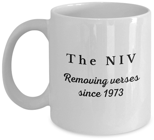 NIV Removing Verses Mug