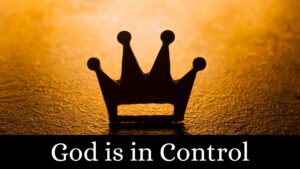 God is in control image