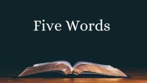 Five Words image